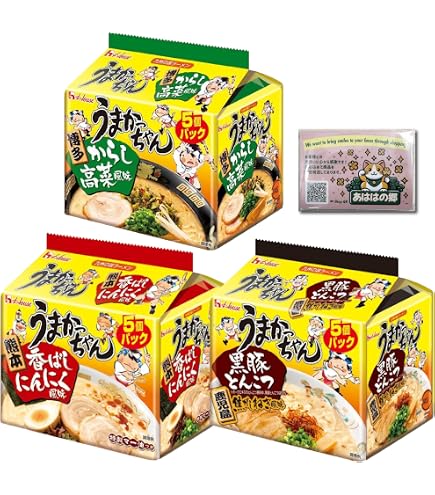 Amazon.co.jp: うまかっちゃん 黒豚とんこつ 鹿児島焦がしねぎ風味 5個
